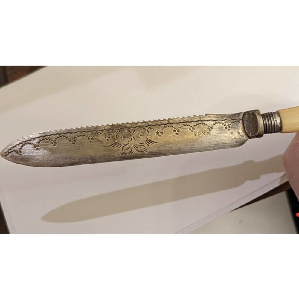 Vintage EPNS Wedding Cake Knife